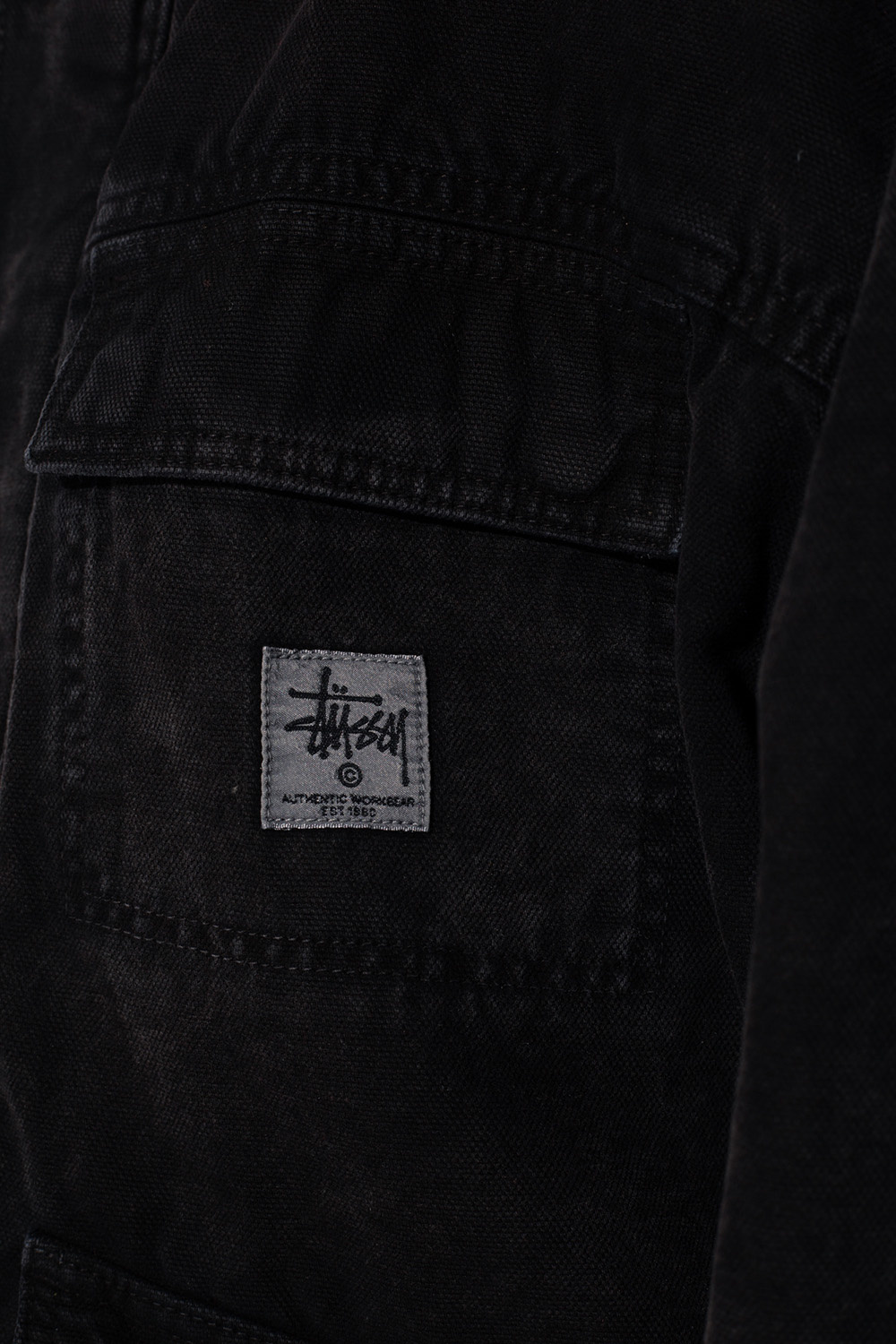 Black Denim jacket with logo Stussy - Vitkac Canada